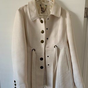 TULLE Original Clothes Women's Dress Coat Cream L